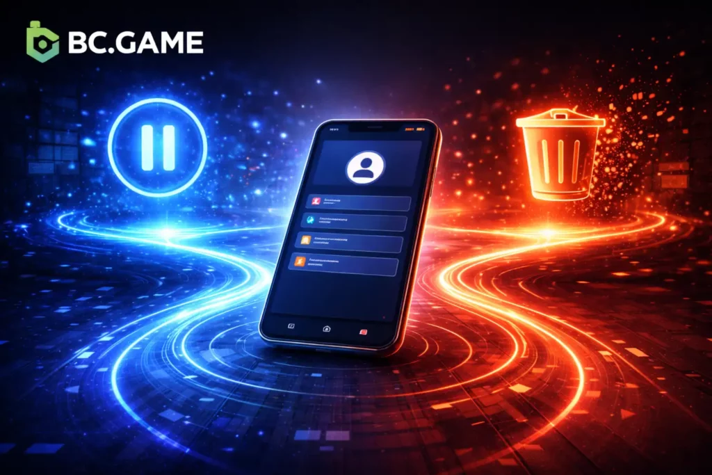 BC.Game Account Deactivation vs. Permanent Deletion: What’s the Difference?