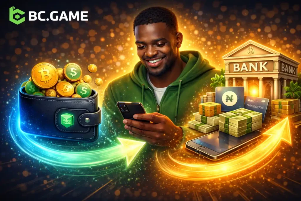 Withdraw Winnings on BC.Game: Crypto Wallets & Bank Transfers in Nigeria
